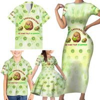 Kiwi Cannibalism Family Matching Short Sleeve Bodycon Dress and Hawaiian Shirt New Zealand Kiwi Cute Bird Funny DT02 - Polynesian Pride