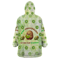 Kiwi Cannibalism Wearable Blanket Hoodie New Zealand Kiwi Cute Bird Funny DT02 - Polynesian Pride
