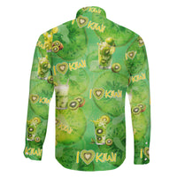 I Love Kiwi Family Matching Mermaid Dress and Hawaiian Shirt New Zealand Kiwi Fruit Summer Cocktail DT02 - Polynesian Pride