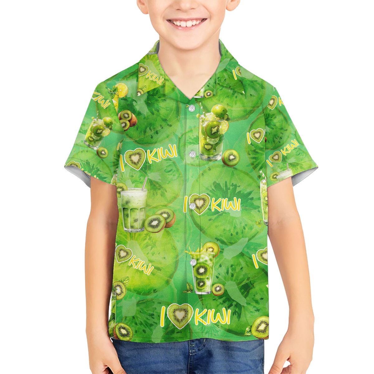 I Love Kiwi Hawaiian Shirt New Zealand Kiwi Fruit Summer Cocktail DT02 - Polynesian Pride