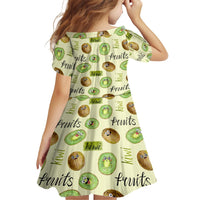 Kiwi Cute Humorous Family Matching Off Shoulder Maxi Dress and Hawaiian Shirt New Zealand Fruit DT02 - Polynesian Pride