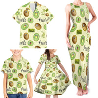 Kiwi Cute Humorous Family Matching Tank Maxi Dress and Hawaiian Shirt New Zealand Fruit DT02 - Polynesian Pride