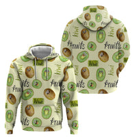 Kiwi Cute Humorous Zip Hoodie New Zealand Fruit DT02 - Polynesian Pride