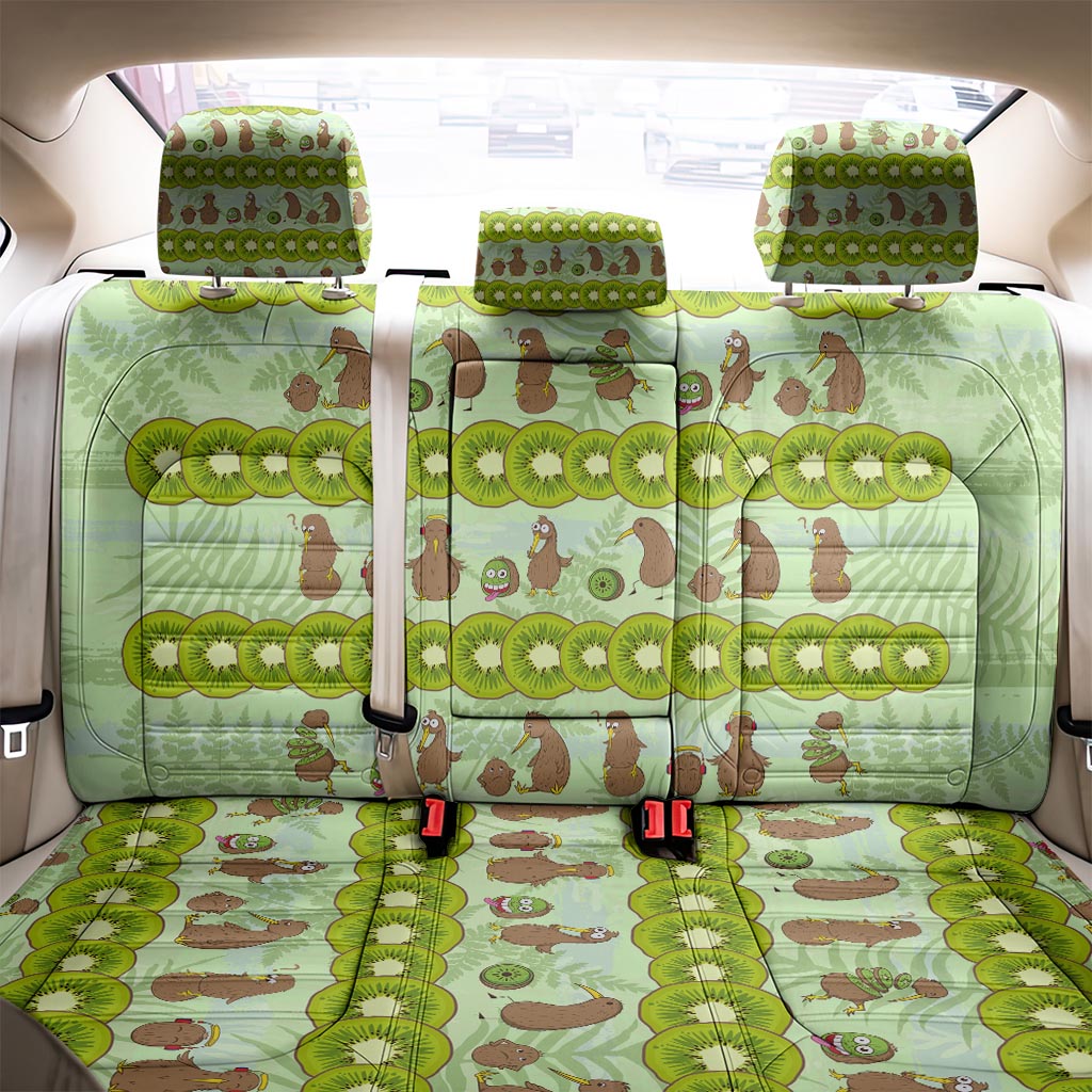 New Zealand Kiwi Fruit Witty Kiwi Bird Back Car Seat Cover