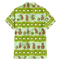 New Zealand Kiwi Fruit Witty Kiwi Bird Family Matching Short Sleeve Bodycon Dress and Hawaiian Shirt DT02 - Polynesian Pride