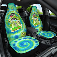 Just a Girl Who Loves Kiwis Car Seat Cover New Zealand Tie Dye DT02 One Size Green - Polynesian Pride