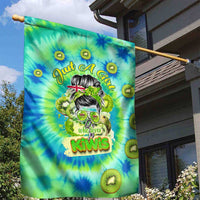 Just a Girl Who Loves Kiwis Garden Flag New Zealand Tie Dye DT02 - Polynesian Pride