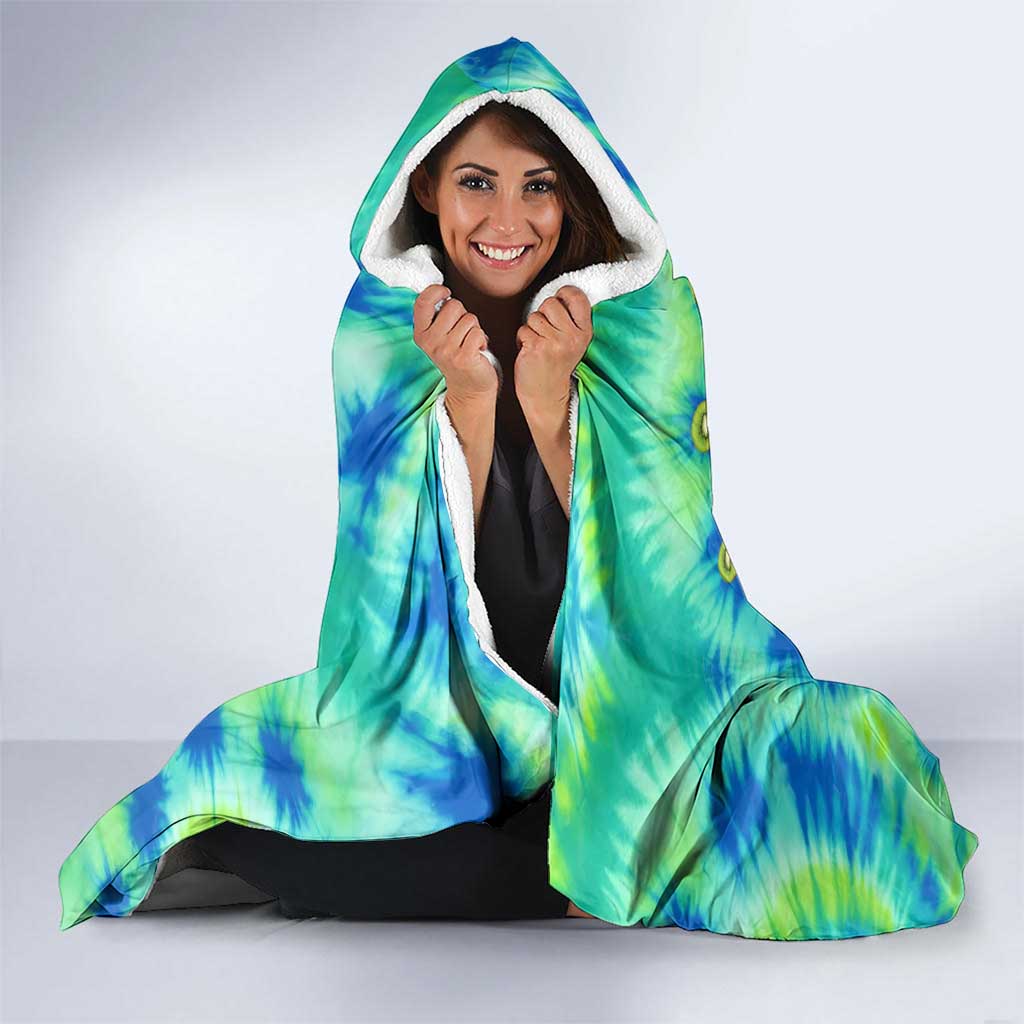 Just a Girl Who Loves Kiwis Hooded Blanket New Zealand Tie Dye DT02 - Polynesian Pride