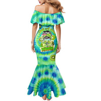 Just a Girl Who Loves Kiwis Mermaid Dress New Zealand Tie Dye DT02 - Polynesian Pride