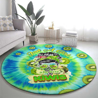 Just a Girl Who Loves Kiwis Round Carpet New Zealand Tie Dye DT02 - Polynesian Pride