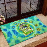 Just a Girl Who Loves Kiwis Rubber Doormat New Zealand Tie Dye DT02 - Polynesian Pride