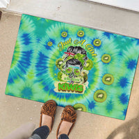Just a Girl Who Loves Kiwis Rubber Doormat New Zealand Tie Dye DT02 - Polynesian Pride