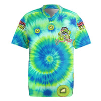 Just a Girl Who Loves Kiwis Rugby Jersey New Zealand Tie Dye DT02 Green - Polynesian Pride