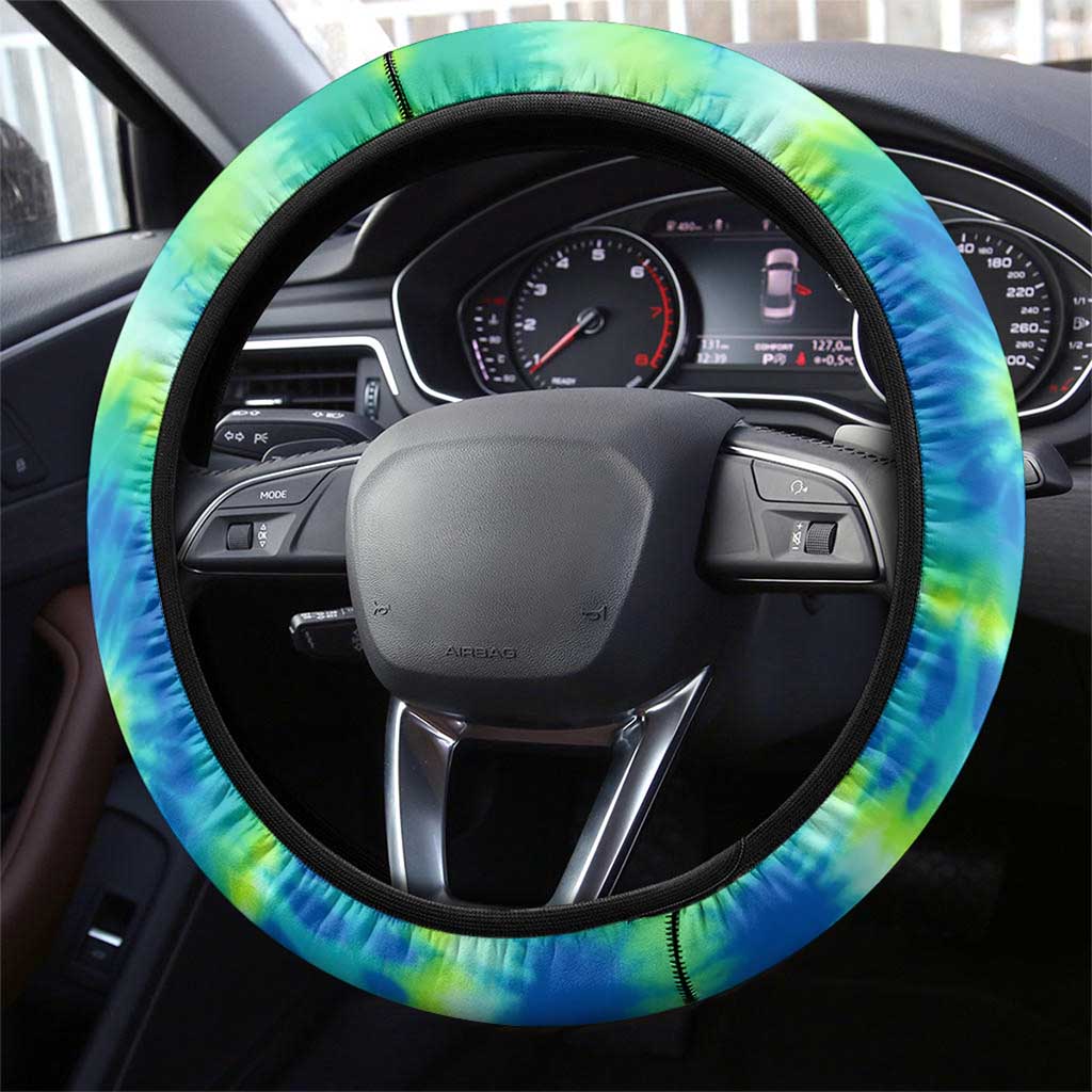 Just a Girl Who Loves Kiwis Steering Wheel Cover New Zealand Tie Dye DT02 - Polynesian Pride