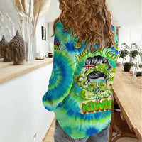 Just a Girl Who Loves Kiwis Women Casual Shirt New Zealand Tie Dye DT02 - Polynesian Pride