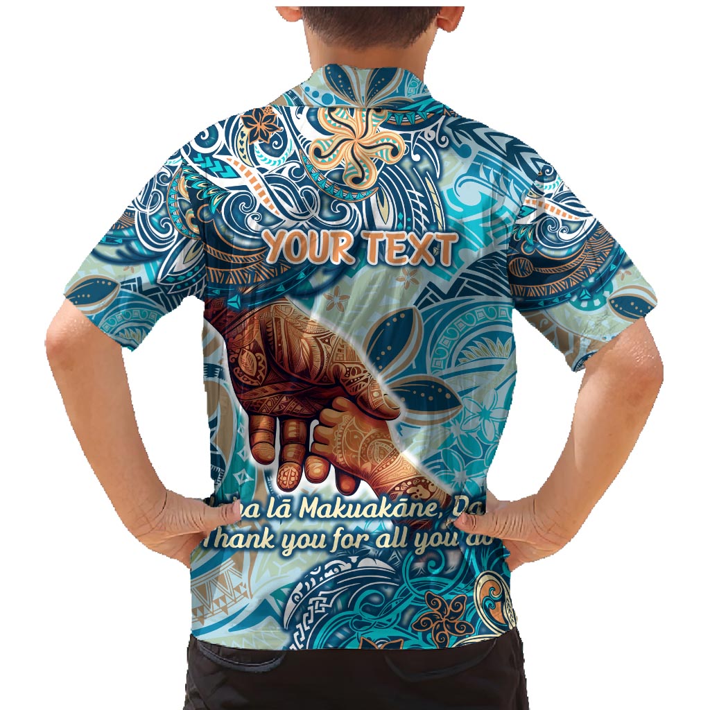 Hand In Hand Father's Day Polynesian Family Matching Mermaid Dress and Hawaiian Shirt Tribal Flower Pattern DT02 - Polynesian Pride
