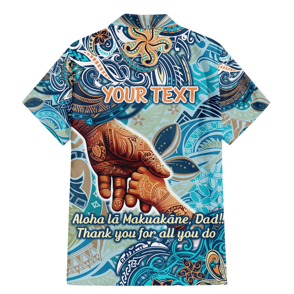 Hand In Hand Father's Day Polynesian Family Matching Mermaid Dress and Hawaiian Shirt Tribal Flower Pattern DT02 - Polynesian Pride