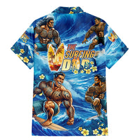 Hawaii Father's Day Family Matching Mermaid Dress and Hawaiian Shirt The Surfing Dad Polynesian Tattoo DT02 - Polynesian Pride