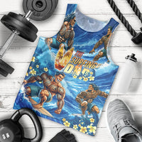 Hawaii Father's Day Men Tank Top The Surfing Dad Polynesian Tattoo DT02 - Polynesian Pride