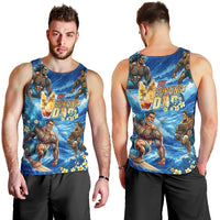 Hawaii Father's Day Men Tank Top The Surfing Dad Polynesian Tattoo DT02 - Polynesian Pride