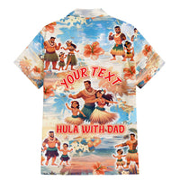 Hawaii Father's Day Family Matching Mermaid Dress and Hawaiian Shirt Hula With Dad DT02 - Polynesian Pride