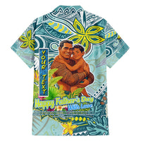 Palau Father's Day Polynesia Family Matching Long Sleeve Bodycon Dress and Hawaiian Shirt Dad and Son DT02 - Polynesian Pride