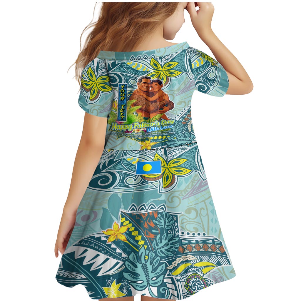 Palau Father's Day Polynesia Family Matching Mermaid Dress and Hawaiian Shirt Dad and Son DT02 - Polynesian Pride
