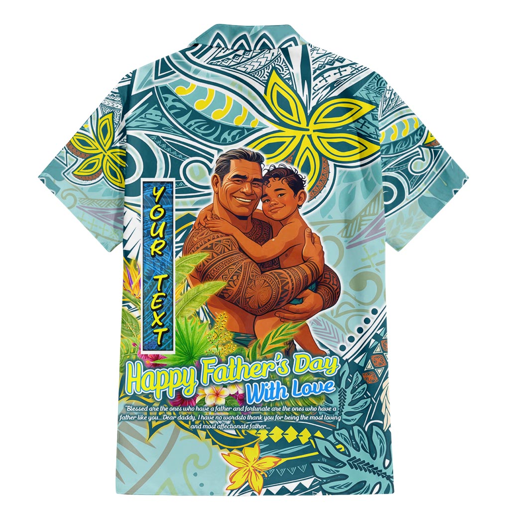 Palau Father's Day Polynesia Family Matching Mermaid Dress and Hawaiian Shirt Dad and Son DT02 - Polynesian Pride