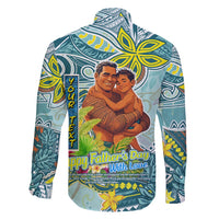 Palau Father's Day Polynesia Family Matching Mermaid Dress and Hawaiian Shirt Dad and Son DT02 - Polynesian Pride