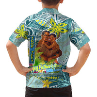 Palau Father's Day Polynesia Family Matching Tank Maxi Dress and Hawaiian Shirt Dad and Son DT02 - Polynesian Pride