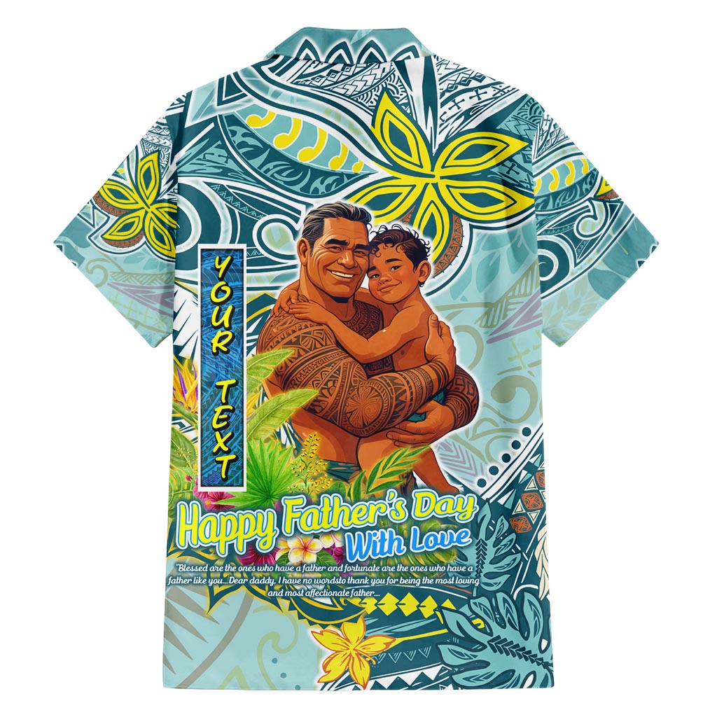 Palau Father's Day Polynesia Family Matching Tank Maxi Dress and Hawaiian Shirt Dad and Son DT02 - Polynesian Pride