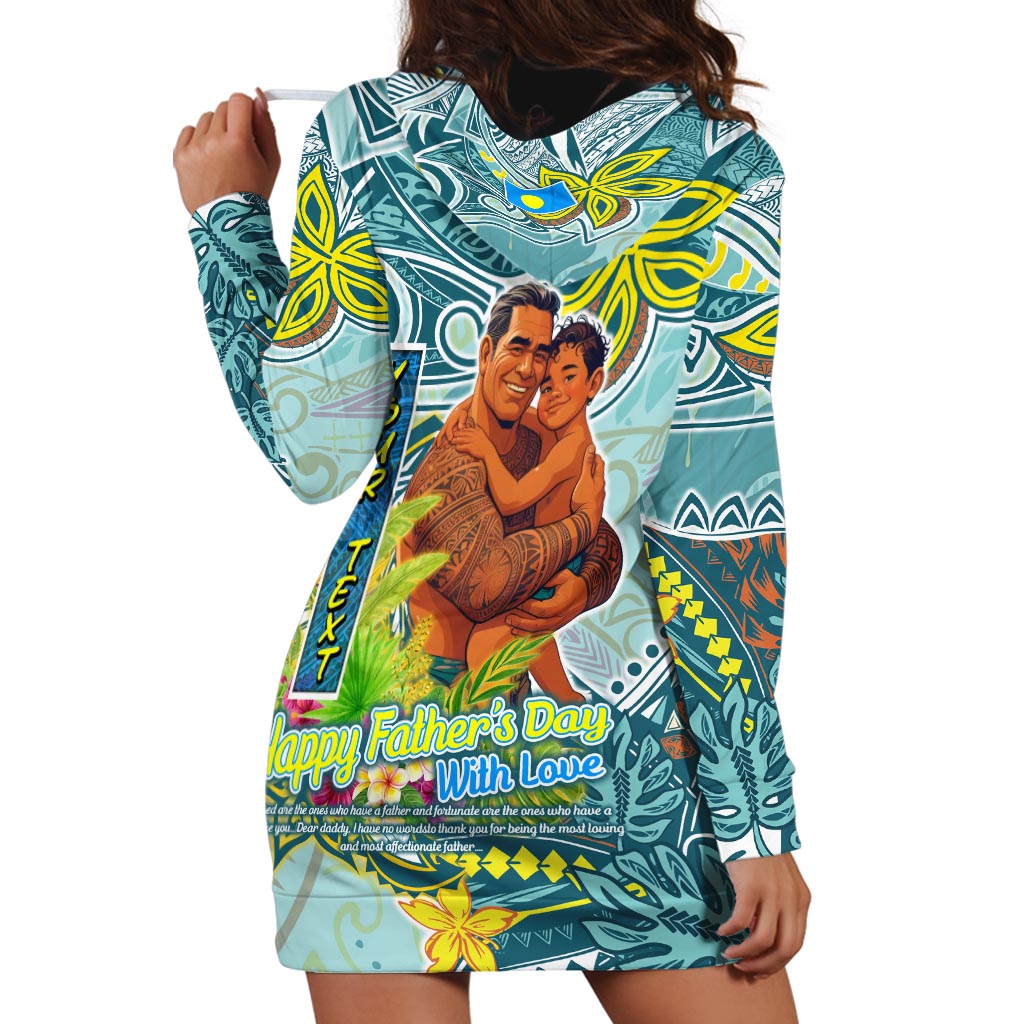 Palau Father's Day Polynesia Hoodie Dress Dad and Son DT02 - Polynesian Pride
