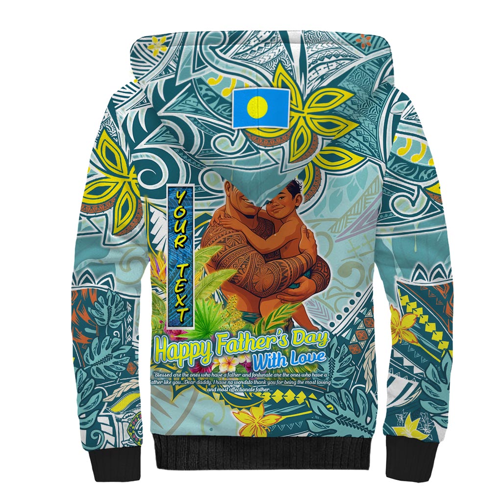 Palau Father's Day Polynesia Sherpa Hoodie Dad and Son DT02 - Polynesian Pride