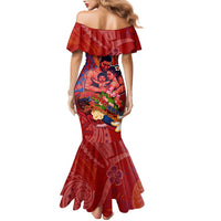 Happy Father's Day French Polynesia Family Matching Mermaid Dress and Hawaiian Shirt Family Turtle Hibiscus DT02 - Polynesian Pride