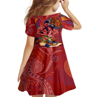 Happy Father's Day French Polynesia Family Matching Summer Maxi Dress and Hawaiian Shirt Family Turtle Hibiscus DT02 - Polynesian Pride