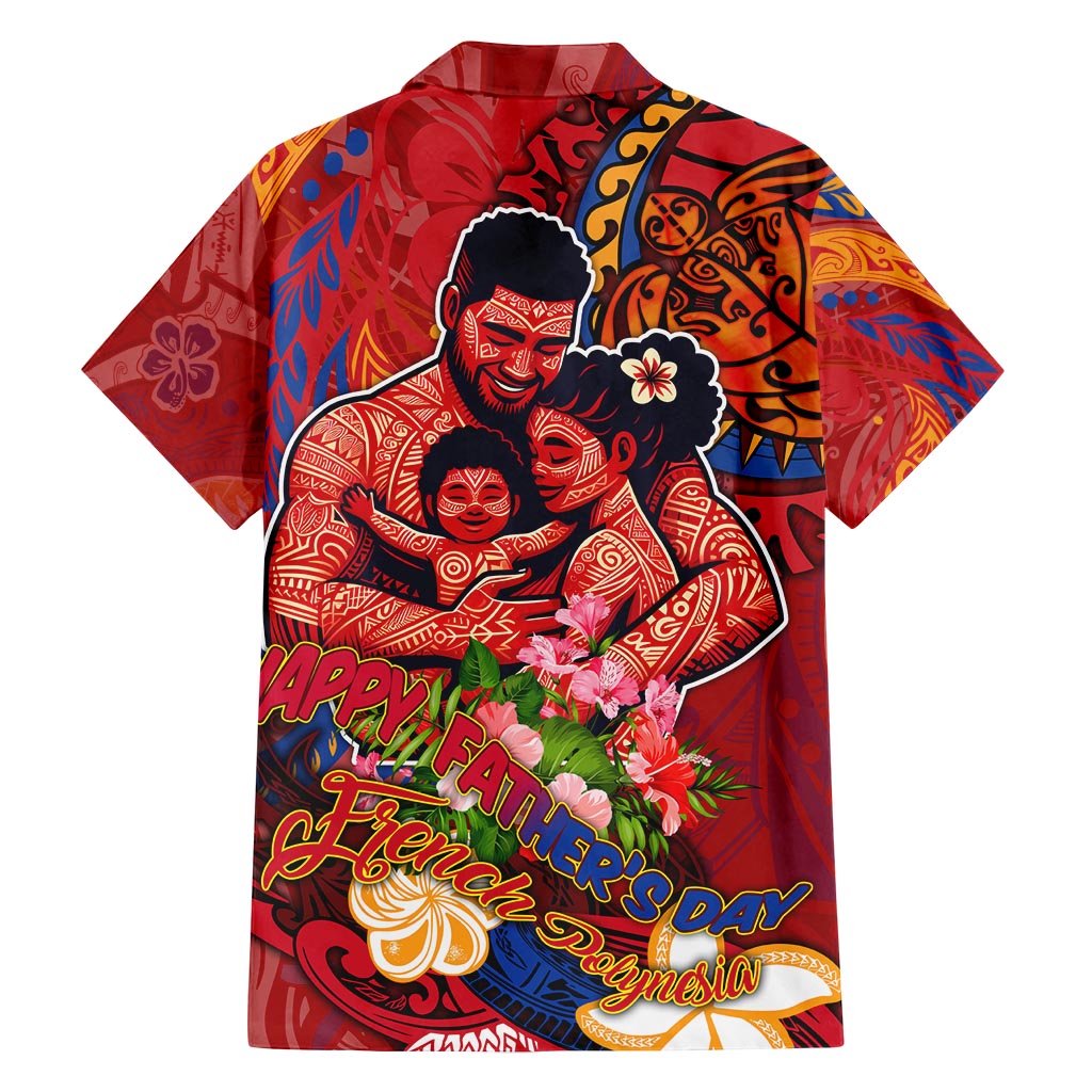 Happy Father's Day French Polynesia Family Matching Summer Maxi Dress and Hawaiian Shirt Family Turtle Hibiscus DT02 - Polynesian Pride