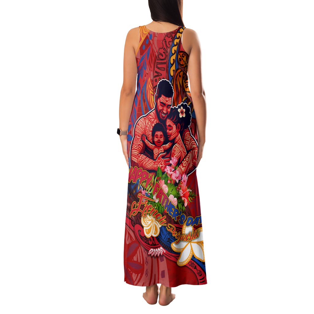 Happy Father's Day French Polynesia Family Matching Tank Maxi Dress and Hawaiian Shirt Family Turtle Hibiscus DT02 - Polynesian Pride