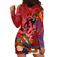 Happy Father's Day French Polynesia Hoodie Dress Family Turtle Hibiscus DT02 - Polynesian Pride
