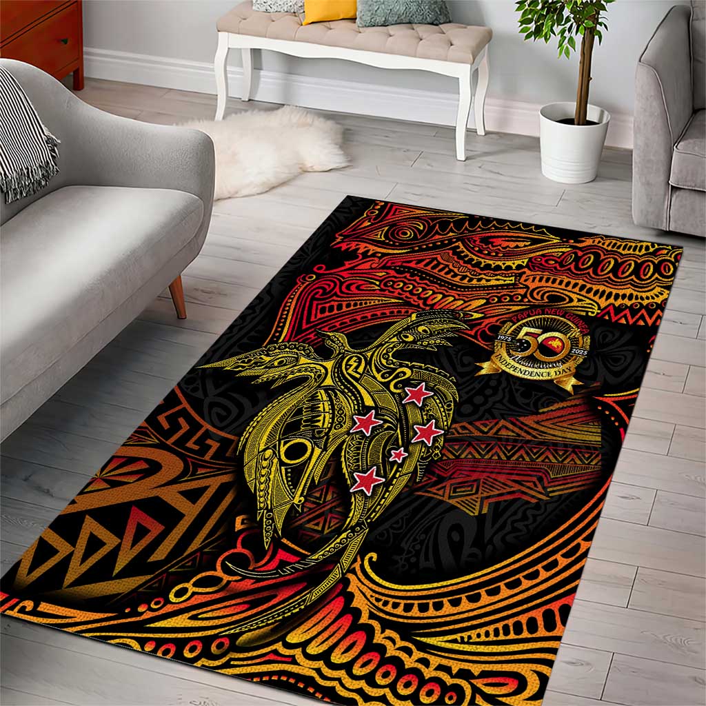 Papua New Guinea 50th Independence Day Area Rug Culture Spirit and Sovereignty DT02 - Polynesian Pride