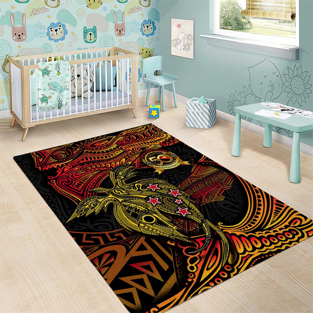 Papua New Guinea 50th Independence Day Area Rug Culture Spirit and Sovereignty DT02 - Polynesian Pride