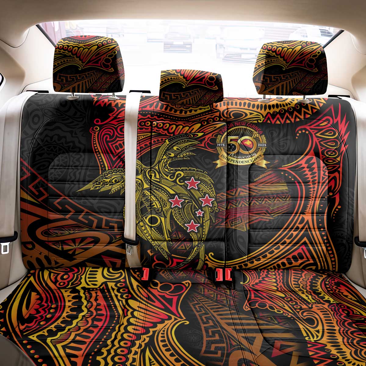 Papua New Guinea 50th Independence Day Back Car Seat Cover Culture Spirit and Sovereignty DT02 - Polynesian Pride