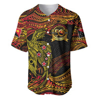 Papua New Guinea 50th Independence Day Baseball Jersey Culture Spirit and Sovereignty DT02 Art - Polynesian Pride