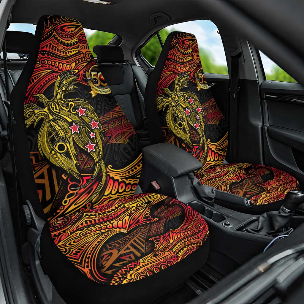Papua New Guinea 50th Independence Day Car Seat Cover Culture Spirit and Sovereignty DT02 One Size Art - Polynesian Pride