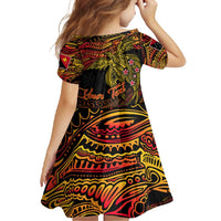 Papua New Guinea 50th Independence Day Family Matching Off Shoulder Maxi Dress and Hawaiian Shirt Culture Spirit and Sovereignty DT02 - Polynesian Pride