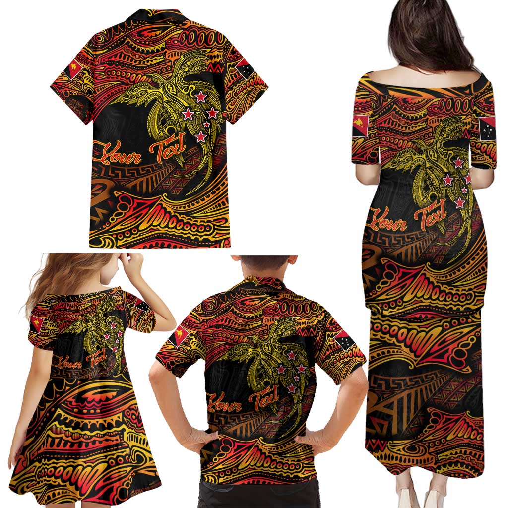Papua New Guinea 50th Independence Day Family Matching Puletasi and Hawaiian Shirt Culture Spirit and Sovereignty DT02 - Polynesian Pride