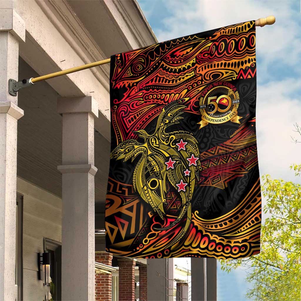 Papua New Guinea 50th Independence Day Garden Flag Culture Spirit and Sovereignty