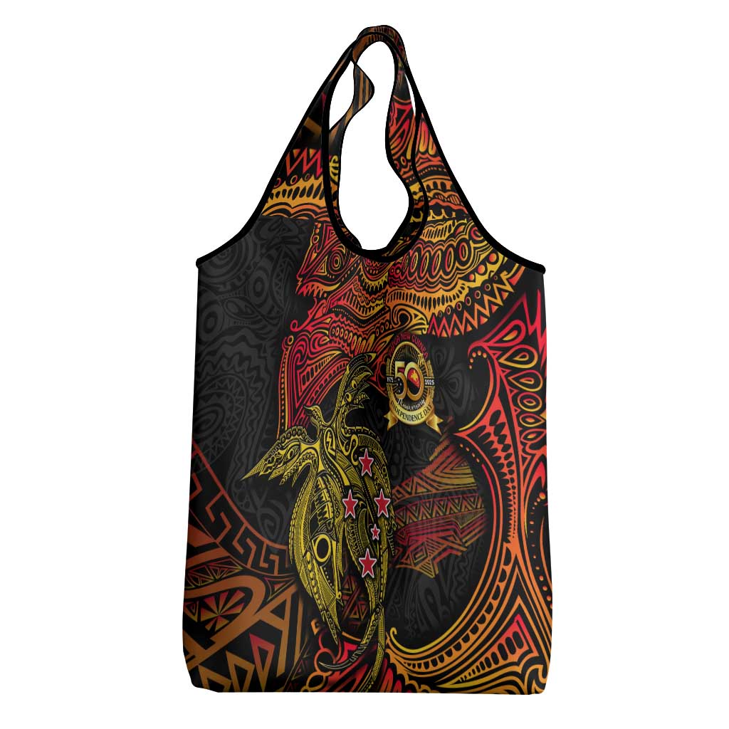 Papua New Guinea 50th Independence Day Grocery Bag Culture Spirit and Sovereignty DT02 - Polynesian Pride