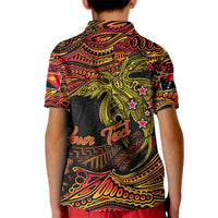 Papua New Guinea 50th Independence Day Kid Polo Shirt Culture Spirit and Sovereignty DT02 - Polynesian Pride