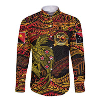Papua New Guinea 50th Independence Day Long Sleeve Button Shirt Culture Spirit and Sovereignty DT02 Unisex Art - Polynesian Pride