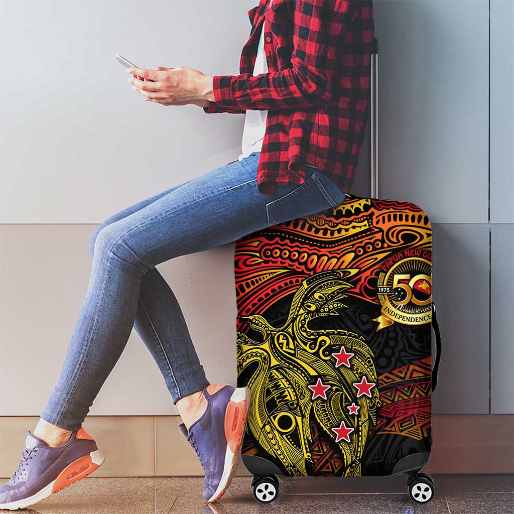 Papua New Guinea 50th Independence Day Luggage Cover Culture Spirit and Sovereignty DT02 - Polynesian Pride